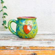 Load image into Gallery viewer, Calliope Heart Mug - Meadow Green