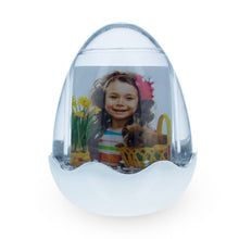 Load image into Gallery viewer, Egg-Shaped Water Globe Picture Frame with LED Light and Musical Bliss