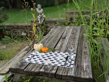 Load image into Gallery viewer, DaDa Bedding Set of 4-Pieces Lovely Yellow &amp; Black Hearts Tapestry Dining Table Placemats 13” x 19” (18113)