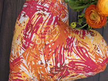 Load image into Gallery viewer, DaDa Bedding Hand-Made Sewn Marble Painted Heart Shaped Reversible Colorful Throw Pillow - 16” x 14”