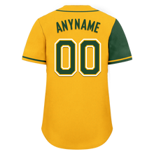 Load image into Gallery viewer, Custom Green Yellow Skull Fashion Personalized Authentic Baseball Jersey BSBJ01-D017154