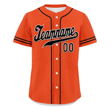 Load image into Gallery viewer, Custom Red Classic Style Black Personalized Authentic Baseball Jersey UN002-bd0b00d8-b0