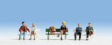 Load image into Gallery viewer, Noch 15530 HO Scale Seated People -- Set #1 pkg(6)