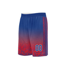 Load image into Gallery viewer, Custom Blue Red Fade Fashion Sports Uniform Basketball Jersey BBJ01-D020102-1