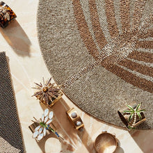 Load image into Gallery viewer, Starburst napkin rings, topaz, set of two