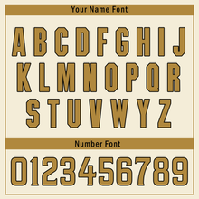 Load image into Gallery viewer, Custom Beige Raglan Sleeves Personalized Authentic Baseball Jersey BSBJ01-D017201