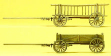 Load image into Gallery viewer, Preiser 30413 HO Scale Rack Wagon &amp; Box Wagon