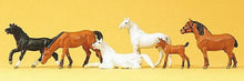 Load image into Gallery viewer, Preiser 10150 HO Scale Animals -- Horses
