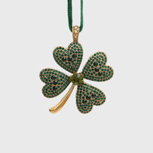 Load image into Gallery viewer, Four leaf clover hanging ornament