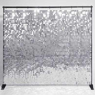 Yescom 10'x8' Sequin Shimmer Wall Backdrop (Sturdy Stand Included)