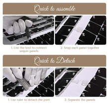 Load image into Gallery viewer, Yescom 10&#39;x7&#39; Sequin Shimmer Wall Backdrop (Tripod Stand Included)