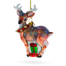 Load image into Gallery viewer, Fawn Baby Deer Glass Christmas Ornament