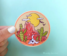 Load image into Gallery viewer, Desert Landscape Embroidered Patch