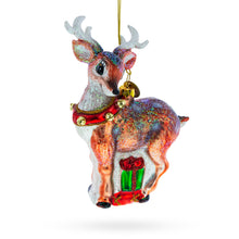 Load image into Gallery viewer, Fawn Baby Deer Glass Christmas Ornament