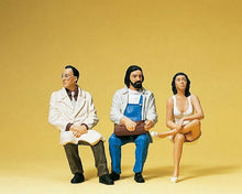 Load image into Gallery viewer, Preiser 45077 G Scale Passengers -- Sitting Passengers