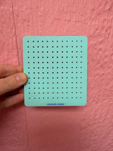 Load image into Gallery viewer, Matte teal travel earring holder