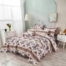 Load image into Gallery viewer, DaDa Bedding Majestic Oriental Kilim Bedspread - Royal Persian Traditional Design Intricate Ornate Ornament Print Coverlet w/ Shams