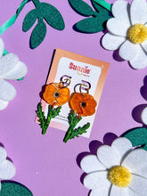 Load image into Gallery viewer, Poppy Bloom Earrings