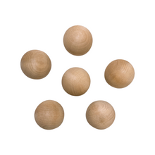 Load image into Gallery viewer, **Pre-order (Ships in 2-3 Weeks)**6 Pcs Wooden Balls in Natural Color Diameter 1.8 inches