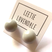 Load image into Gallery viewer, Gray Jumbo Ball Stud Earrings