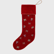 Load image into Gallery viewer, Bow stocking, red