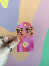 Load image into Gallery viewer, Sweet Samantha Titanium Bow Studs