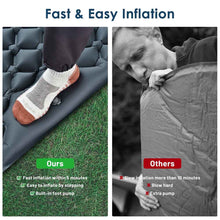 Load image into Gallery viewer, Yescom Inflatable Camping Mattress for 2 Person w/ Pillow Built-in Pump