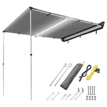 Load image into Gallery viewer, Yescom Awning with LED Light 8.2&#39; x 6.6&#39; Car Side Awning