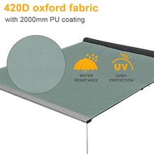 Load image into Gallery viewer, Yescom Awning with LED Light 8.2&#39; x 6.6&#39; Car Side Awning