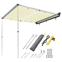 Load image into Gallery viewer, Yescom Awning with LED Light 8.2&#39; x 6.6&#39; Car Side Awning