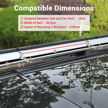 Load image into Gallery viewer, Yescom Awning with LED Light 8.2&#39; x 6.6&#39; Car Side Awning