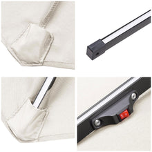 Load image into Gallery viewer, Yescom Solar Umbrella with Lights Tilting Outdoor Umbrella 9ft 8-Rib