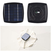 Load image into Gallery viewer, Yescom Solar Umbrella with Lights Tilting Outdoor Umbrella 9ft 8-Rib