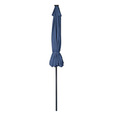Load image into Gallery viewer, Yescom Solar Umbrella w/ Lights Tilt Market Umbrella 10ft 8-Rib