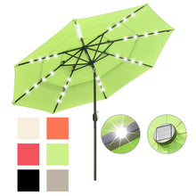 Load image into Gallery viewer, Yescom 10ft Prelit Umbrella 3-Tiered Patio Umbrella with Lights