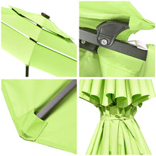 Load image into Gallery viewer, Yescom 10ft Prelit Umbrella 3-Tiered Patio Umbrella with Lights