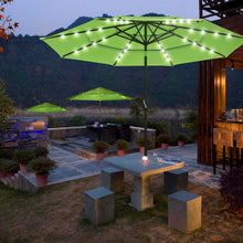 Load image into Gallery viewer, Yescom 10ft Prelit Umbrella 3-Tiered Patio Umbrella with Lights