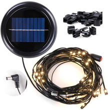 Load image into Gallery viewer, Yescom 9ft 8 ribs Offset Patio Umbrella Mini LED String Light Color Opt