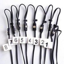 Load image into Gallery viewer, Yescom 9ft 8 ribs Offset Patio Umbrella Mini LED String Light Color Opt