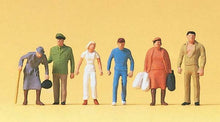 Load image into Gallery viewer, Preiser 14023 HO Scale Pedestrians -- Passers-by w/Policeman