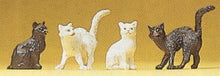 Load image into Gallery viewer, Preiser 47063 1/25 Scale Domestic Animal Figures- Assorted Cats