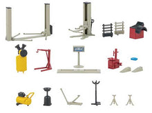Load image into Gallery viewer, Walthers SceneMaster 949-4210 HO Scale Garage Detail Kit #2 pkg(20)