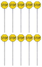 Load image into Gallery viewer, Walthers SceneMaster 949-4211 HO Scale Stop Signs pkg(10) -- 1924-1954
