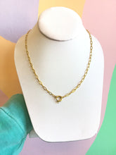 Load image into Gallery viewer, Simple Front Clasp Titanium Necklace