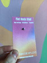 Load image into Gallery viewer, Opal Triangle Bezel Flat Back Stud