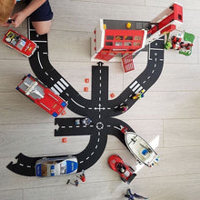 Load image into Gallery viewer, Rubber Roads Play Set
