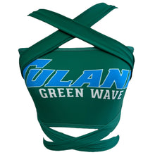 Load image into Gallery viewer, Tulane Green Multi Way Bandeau Top