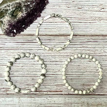 Load image into Gallery viewer, Tranquil Sleep White Turquoise Bracelet Pack (Set Of 3)
