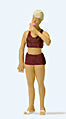 Load image into Gallery viewer, Preiser 28163 HO Scale Woman Eating Ice Cream