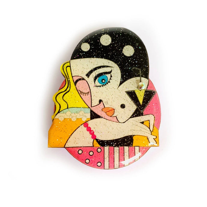 The Glamour Girl Brooch by Rosie Rose Parker